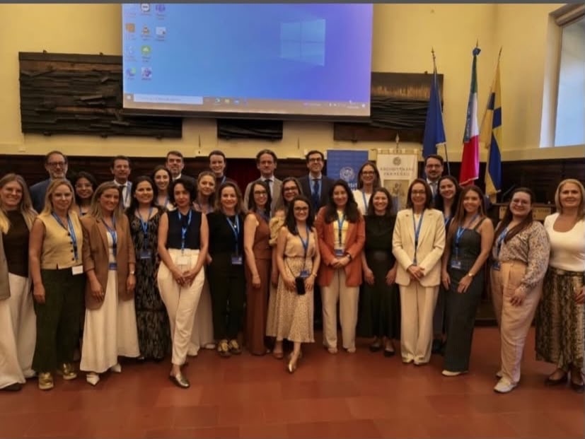 Integrantes do comitê organizador do I Congresso Ítalo-Brasileiro de Direito Sucessório reunidos no auditório